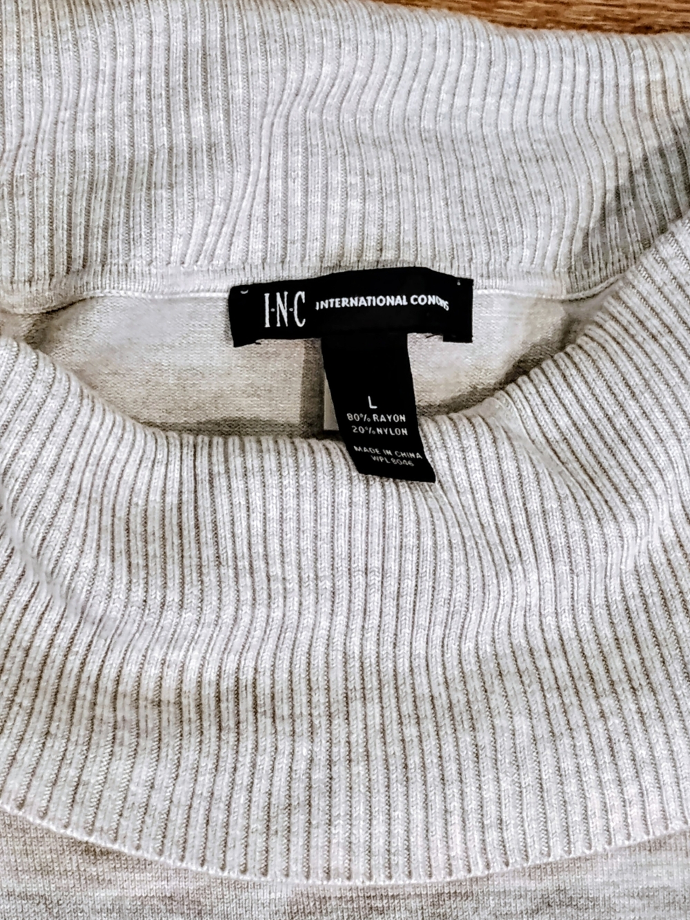 INC International Concepts Womens Light Gray Sweater Dress - Picture 3 of 10